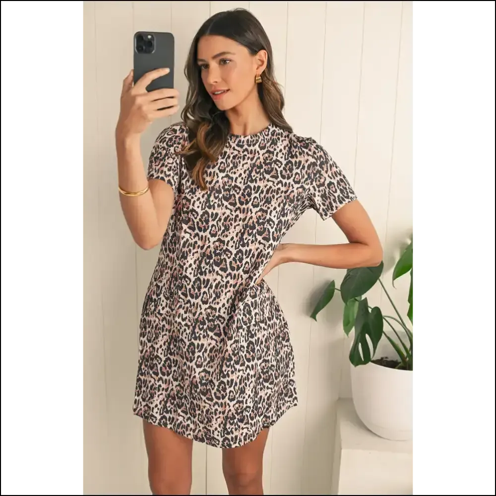 Needful Things: Brown Leopard Print Dress – so Wild, it has Pockets! 🐆