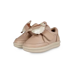 Nellu Sneakers | Pink Chickadee | Powder Metallic Nubuck