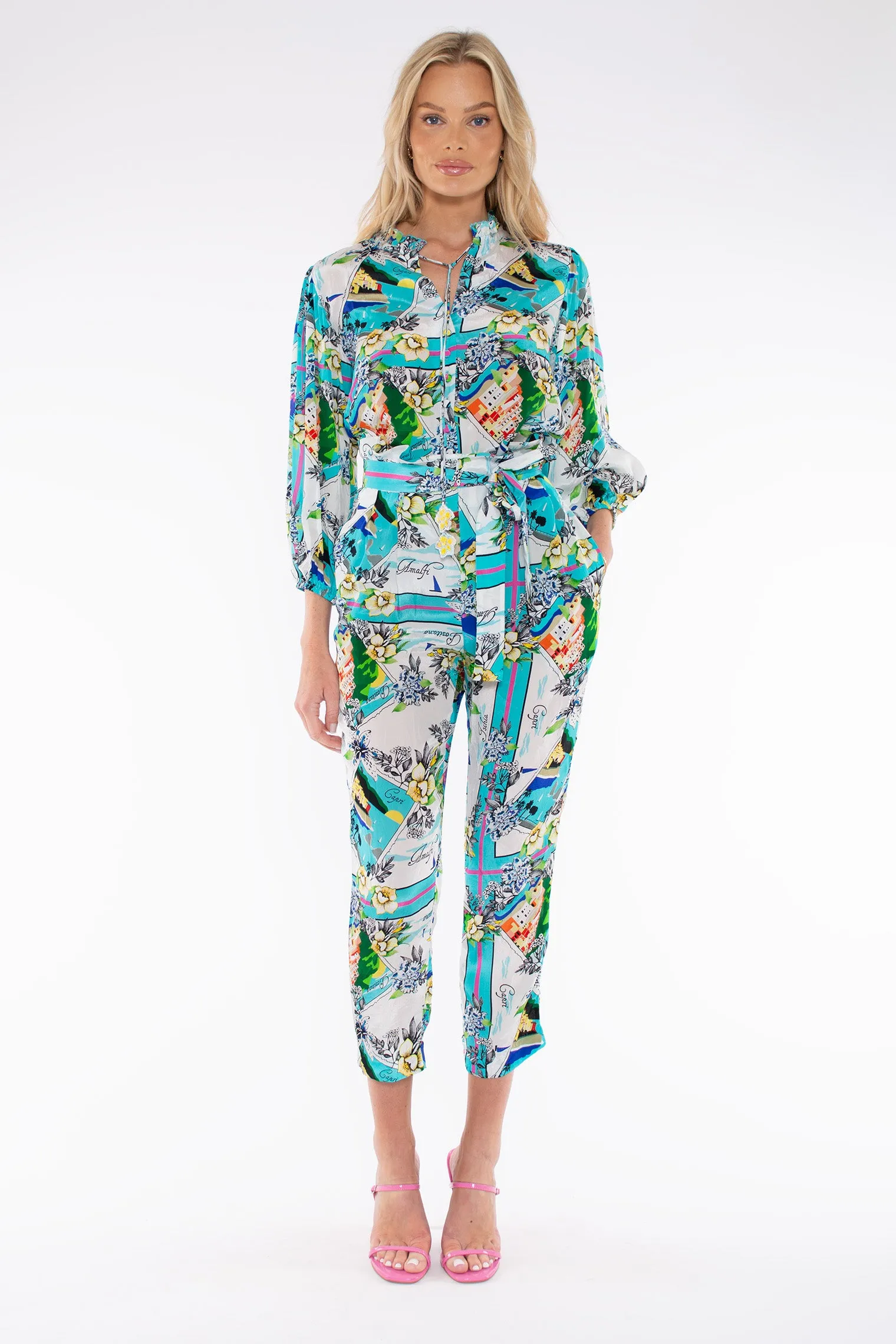 PIA PANT - BLUE GROTTO