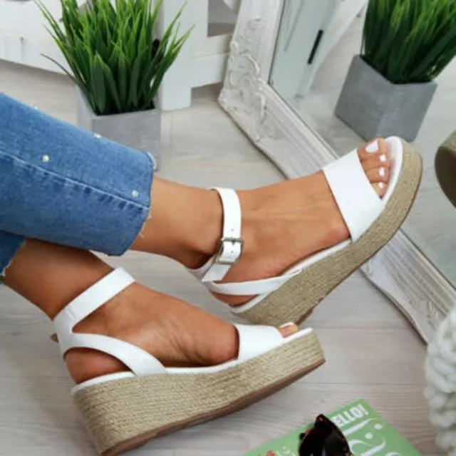 Platform Sandals fashion Women Flat Sandal Wedges Shoes