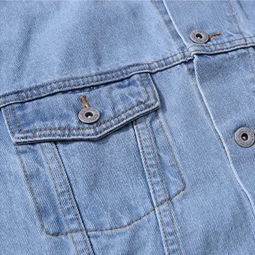 "CITY OF GODS" Veste en Jean bleu Imprimé - URB1™