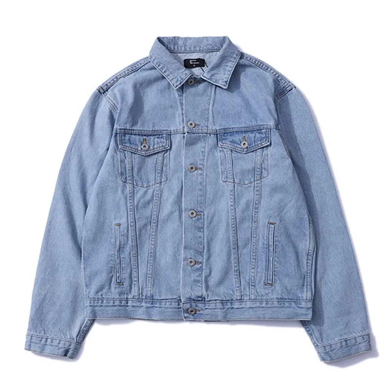"CITY OF GODS" Veste en Jean bleu Imprimé - URB1™