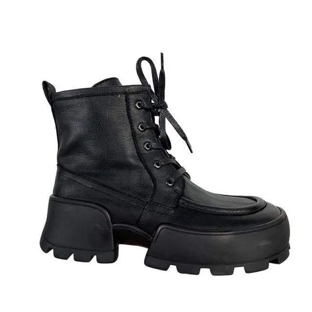 Round Toe Handmade Fashion Leisure Ladies Boots