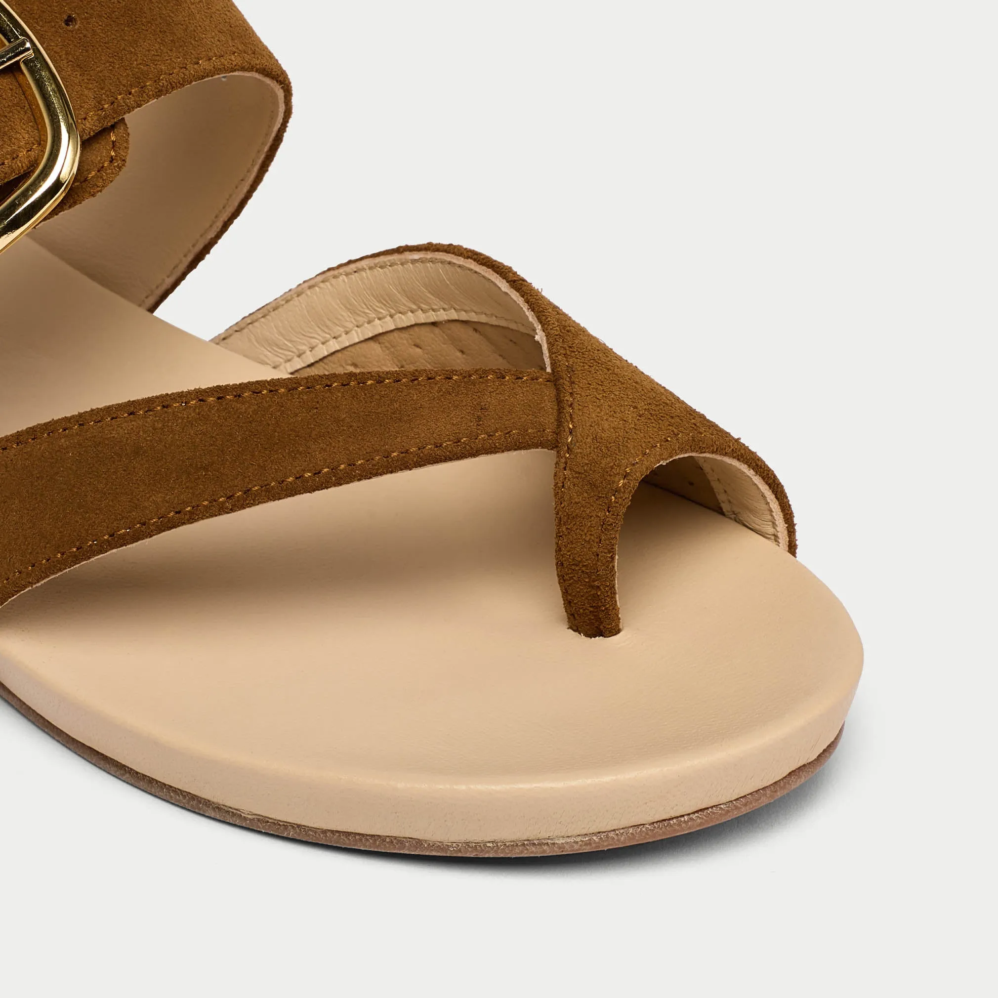 Ruby - Tan Suede