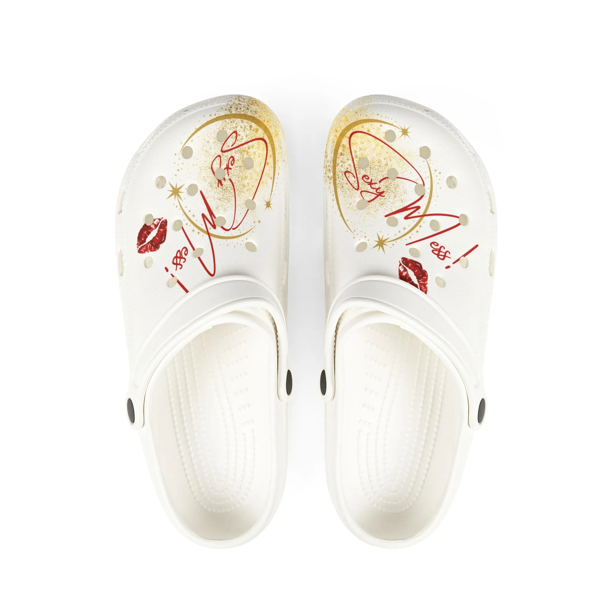 Sexy Mess! Glitter EVA Foam Shoes – Bold Comfort with Sparkle