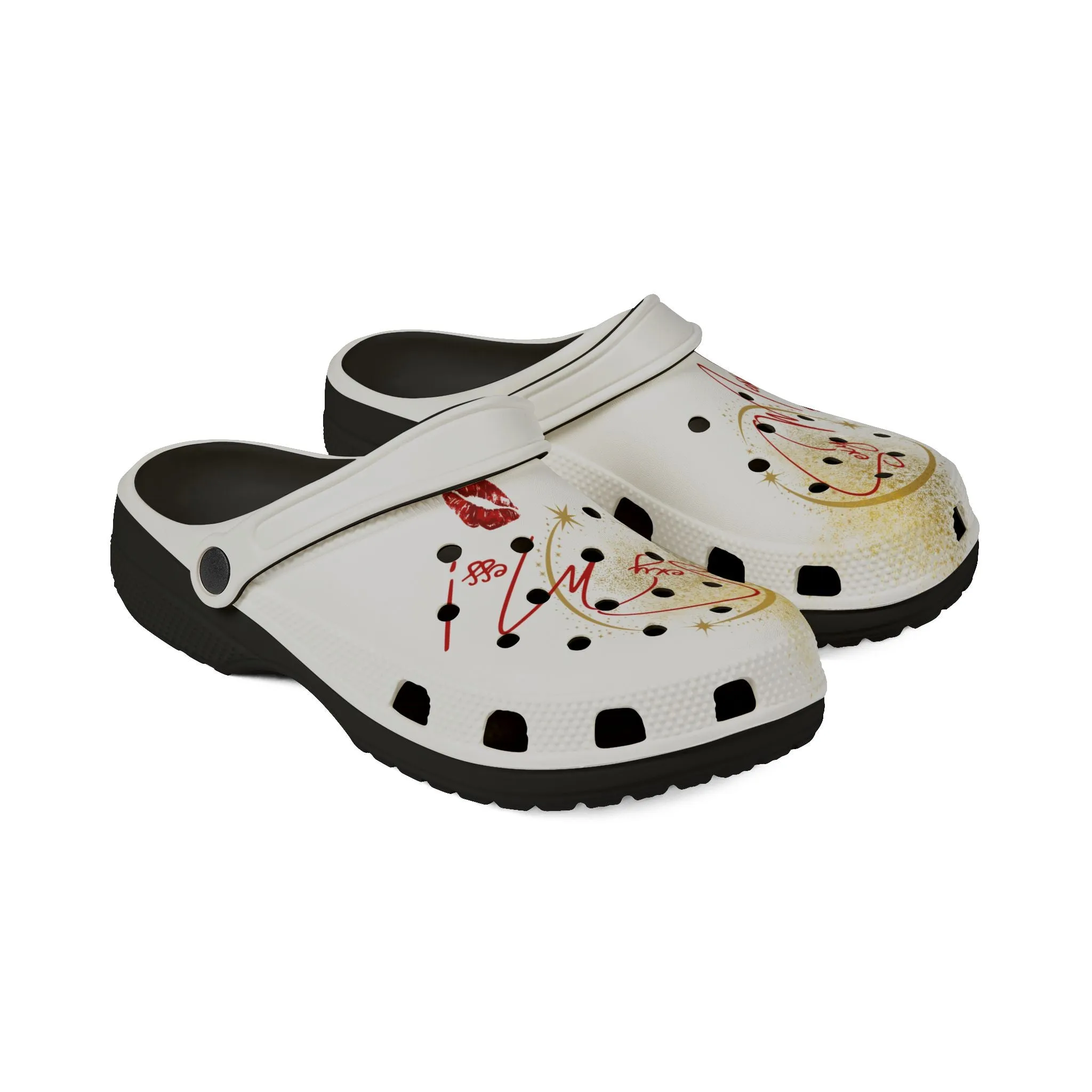 Sexy Mess! Glitter EVA Foam Shoes – Bold Comfort with Sparkle