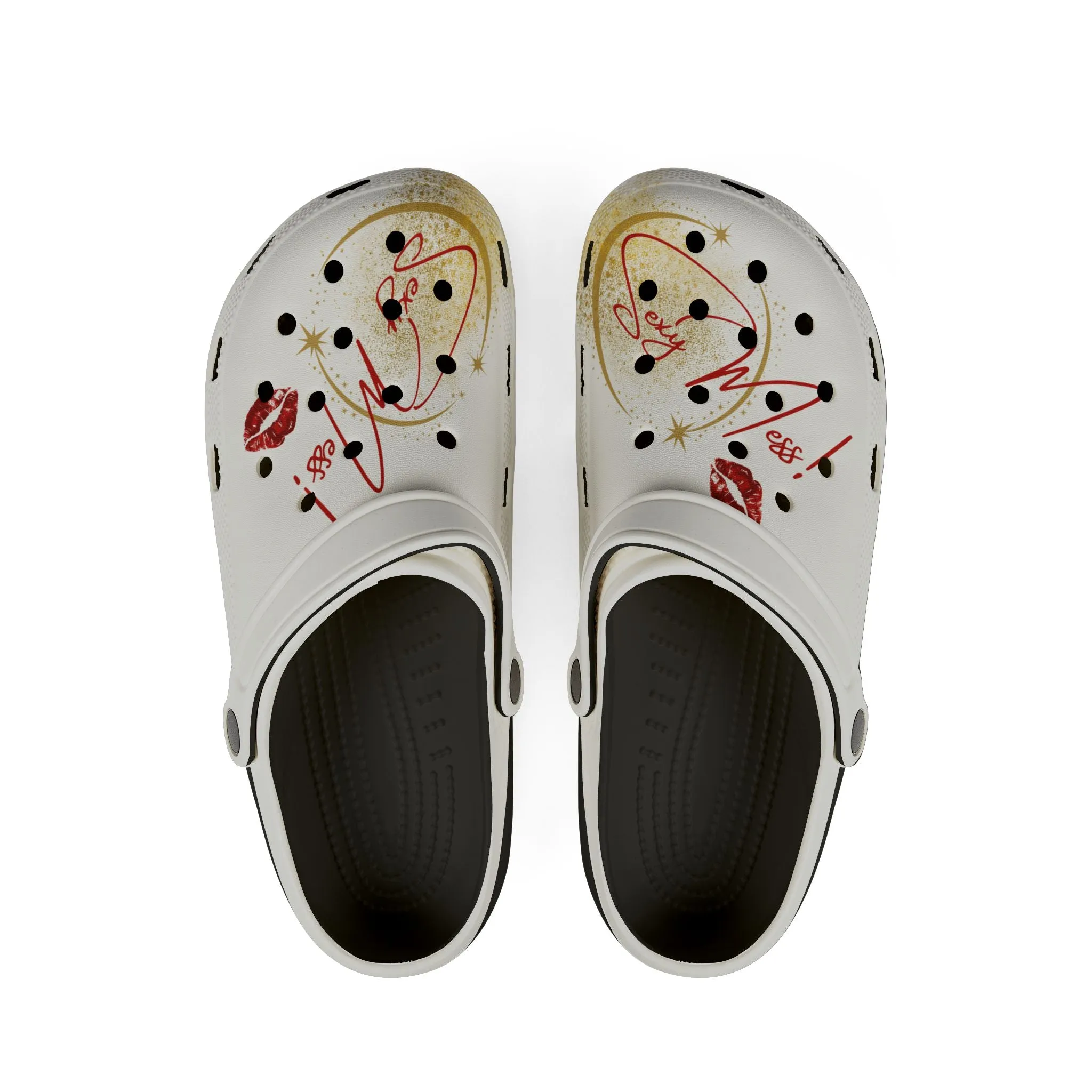 Sexy Mess! Glitter EVA Foam Shoes – Bold Comfort with Sparkle