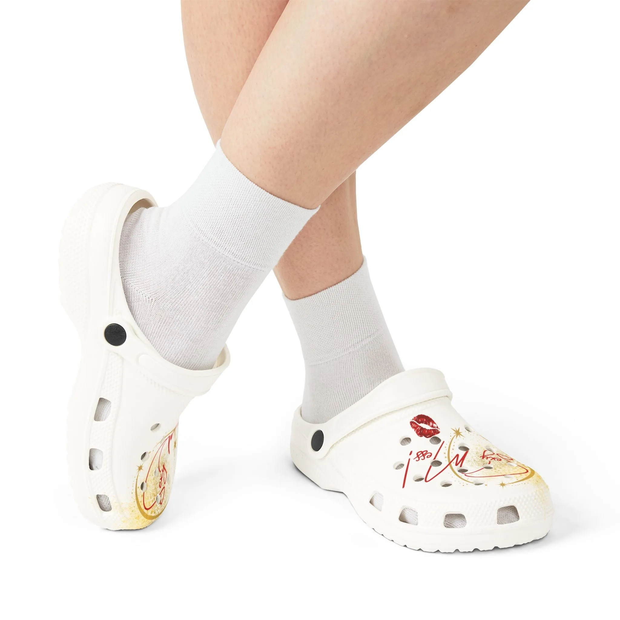 Sexy Mess! Glitter EVA Foam Shoes – Bold Comfort with Sparkle