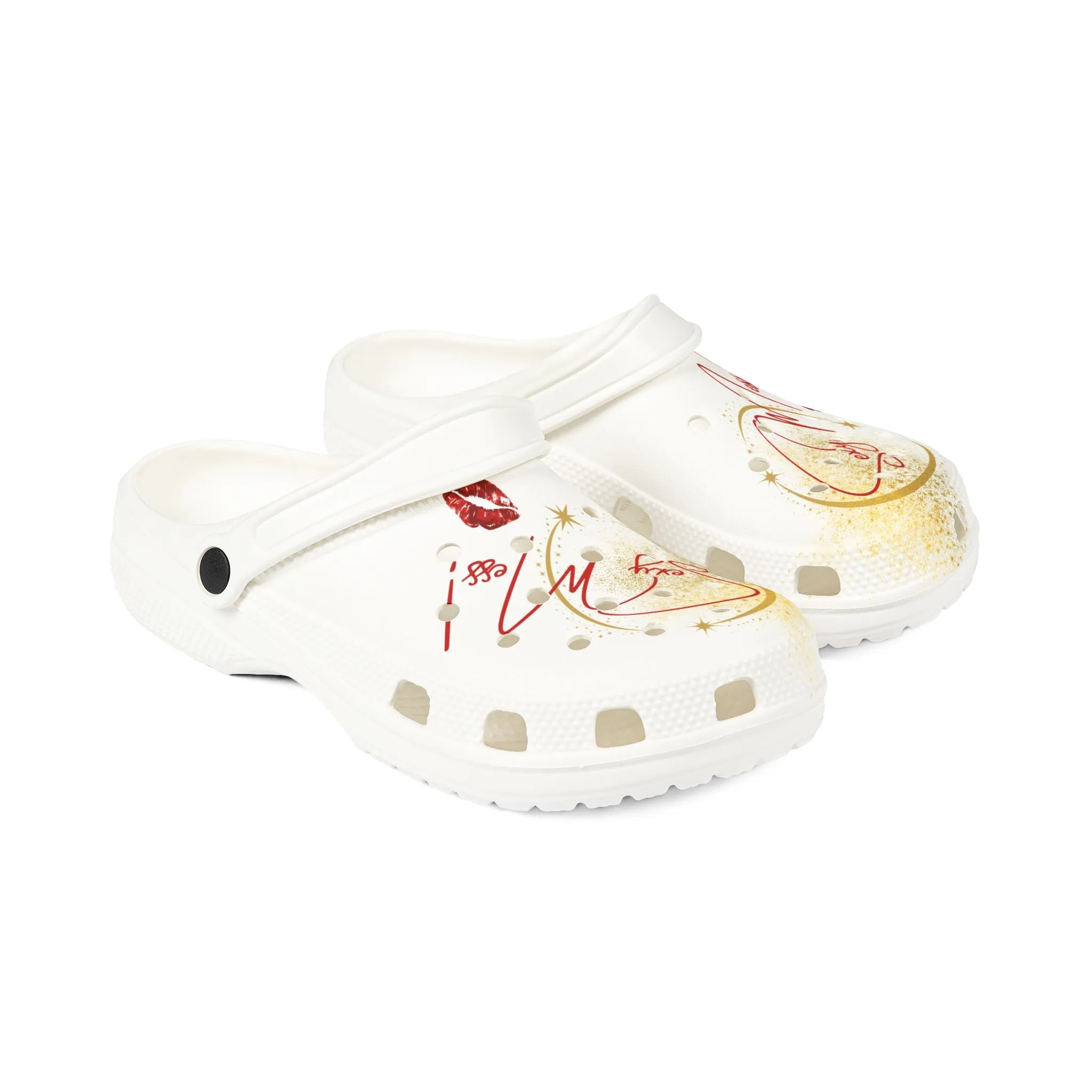 Sexy Mess! Glitter EVA Foam Shoes – Bold Comfort with Sparkle