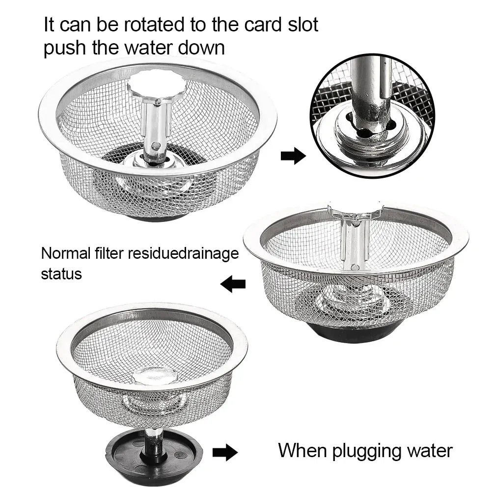 Stainless Steel Kitchen Sink Strainers