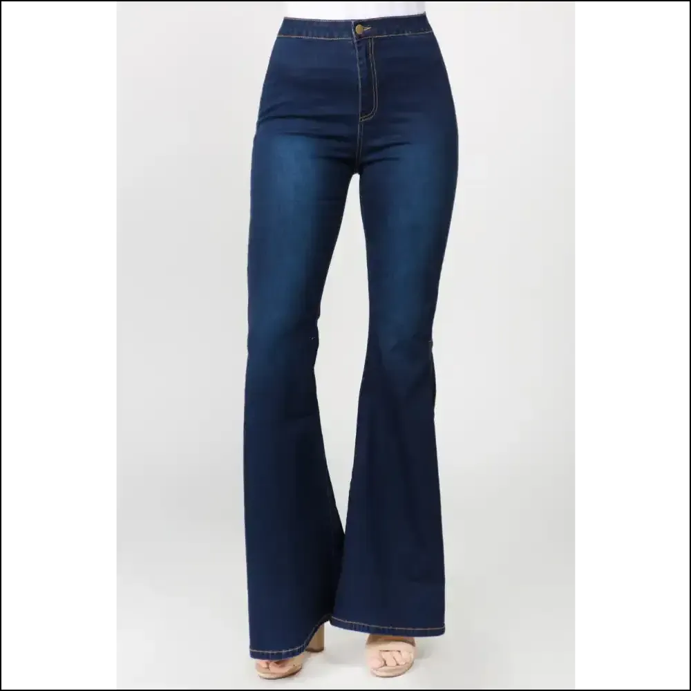 Strut Like you Own the Catwalk in Needful Things Bazi Slit Flare Jeans! 😏👖