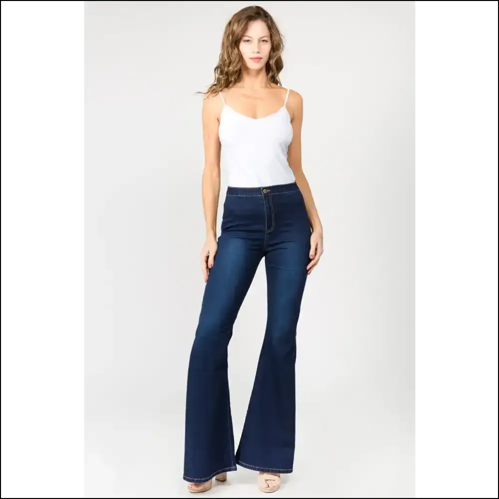 Strut Like you Own the Catwalk in Needful Things Bazi Slit Flare Jeans! 😏👖