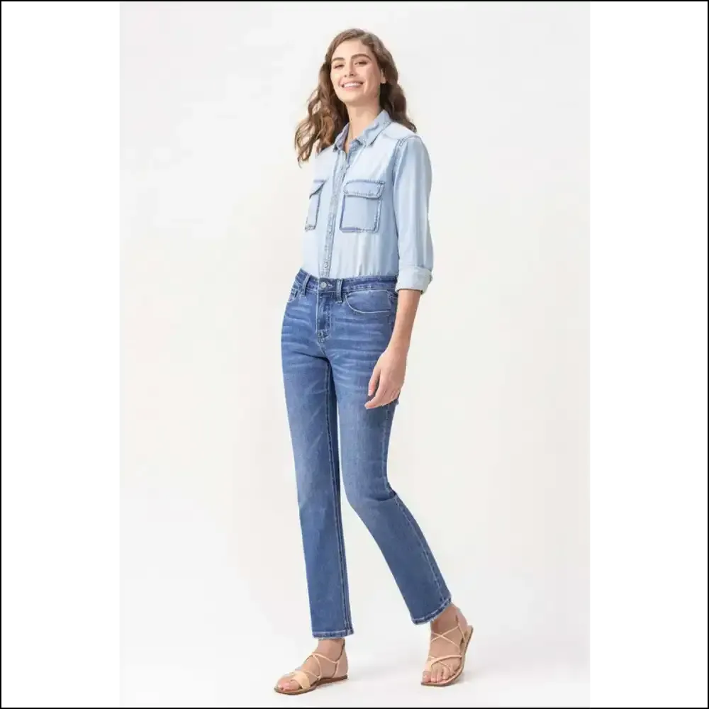 Strut your Stuff in Maggie Midrise Slim Jeans: Confidence Never Looked so Good! ✨