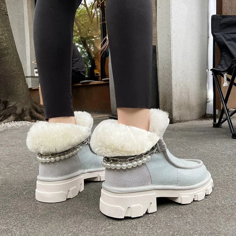 Thick Bottom Fashion Shoes Women Winter Boots