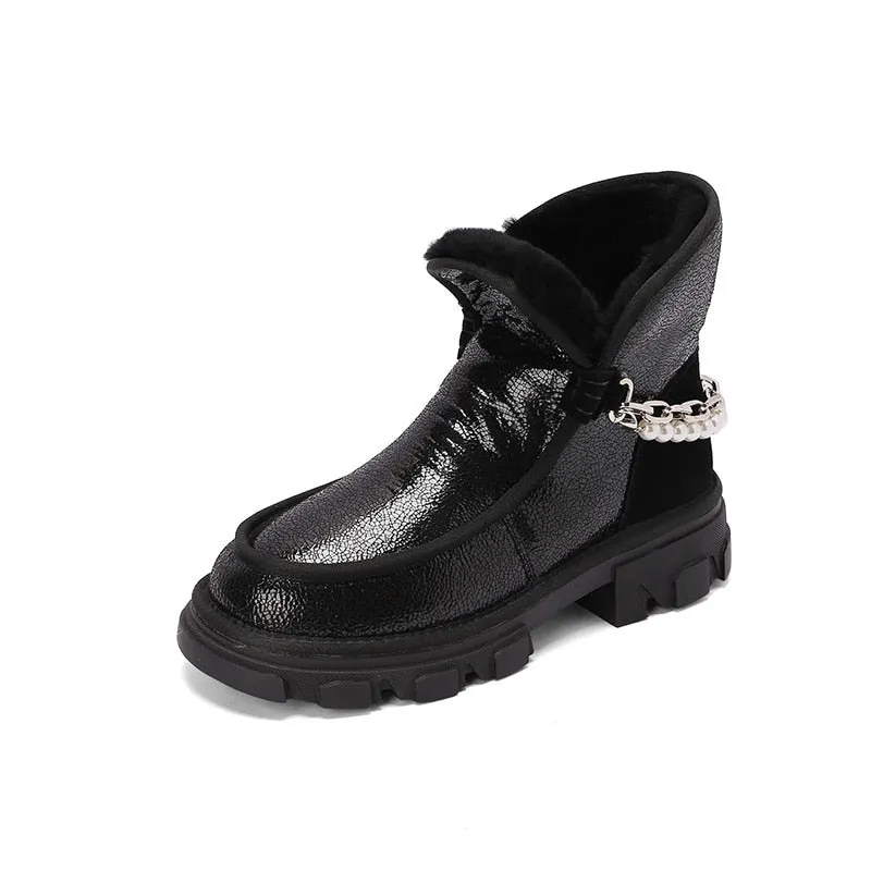 Thick Bottom Fashion Shoes Women Winter Boots