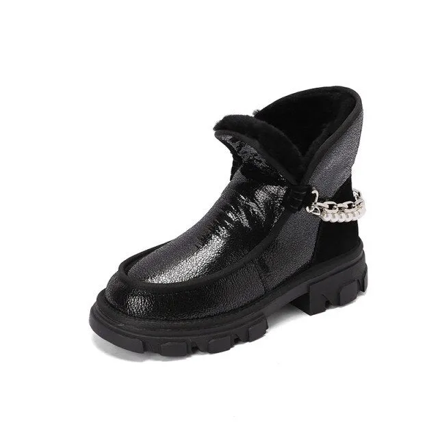 Thick Bottom Fashion Shoes Women Winter Boots
