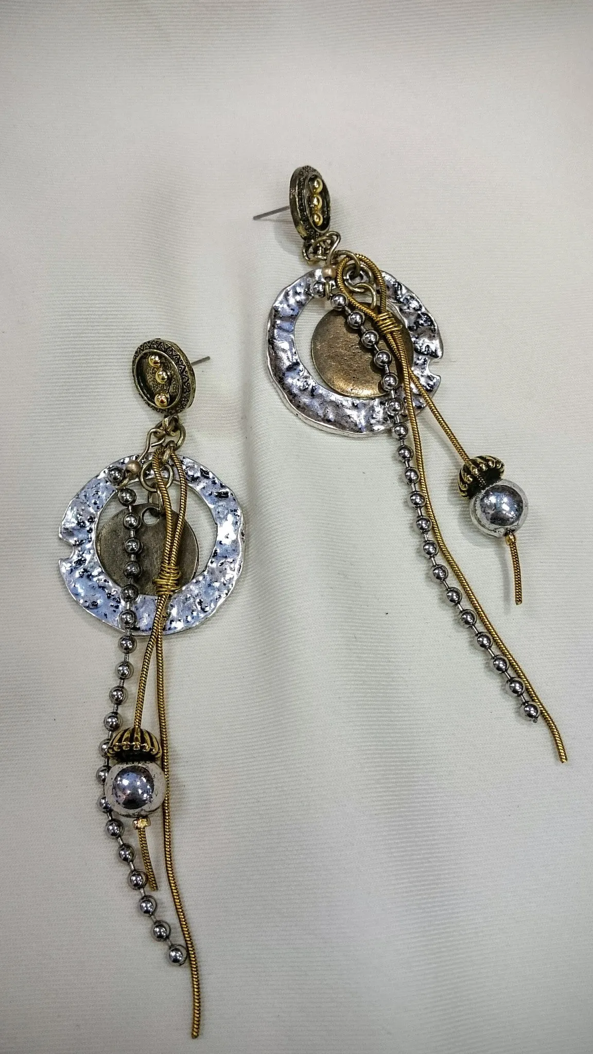 Treska | Chain & Ring Earrings