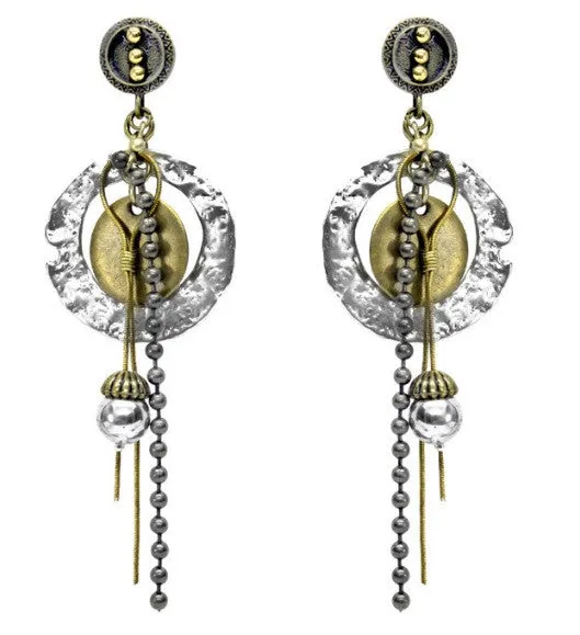 Treska | Chain & Ring Earrings