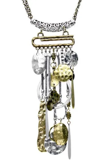 Treska | Multi Strand Pendant on Chain