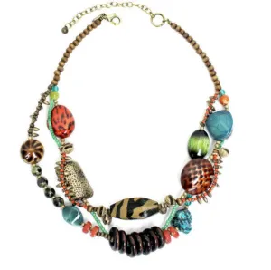 Treska | Short Two Row Chunky Necklace
