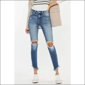 Unleash your Inner Fashionista in Kancan High Waist Distressed Jeans! 😎✨
