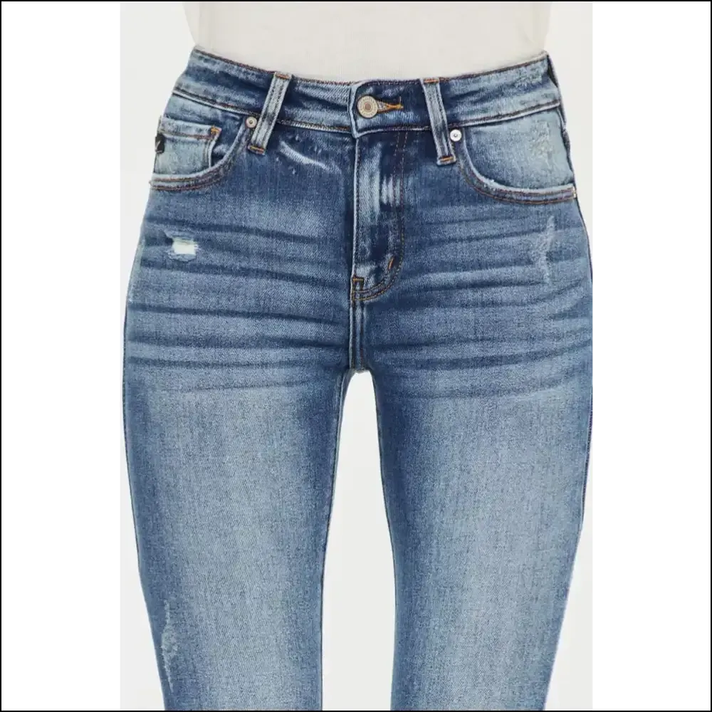 Unleash your Inner Fashionista in Kancan High Waist Distressed Jeans! 😎✨