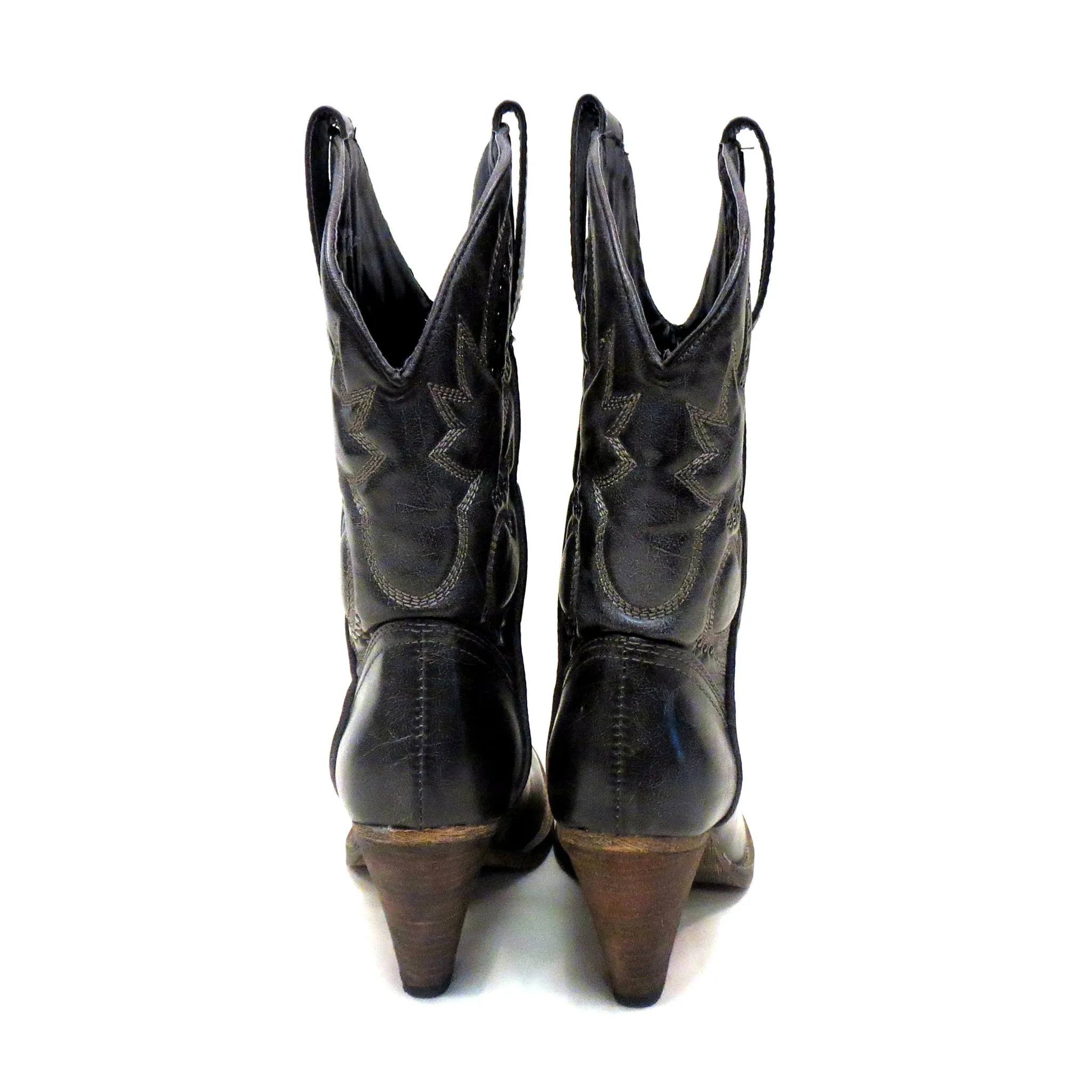 Very Volatile | Denver Cowgirl Boots Black/Grey