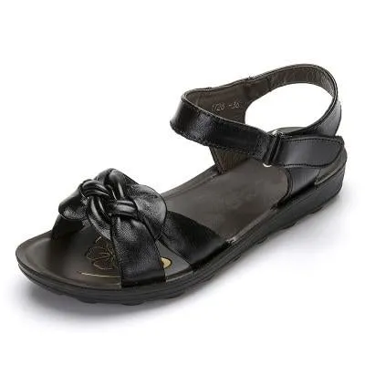 Vintage Flat Gladiator Sandals Platforms Shoes
