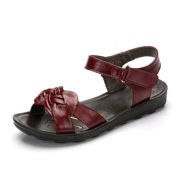 Vintage Flat Gladiator Sandals Platforms Shoes