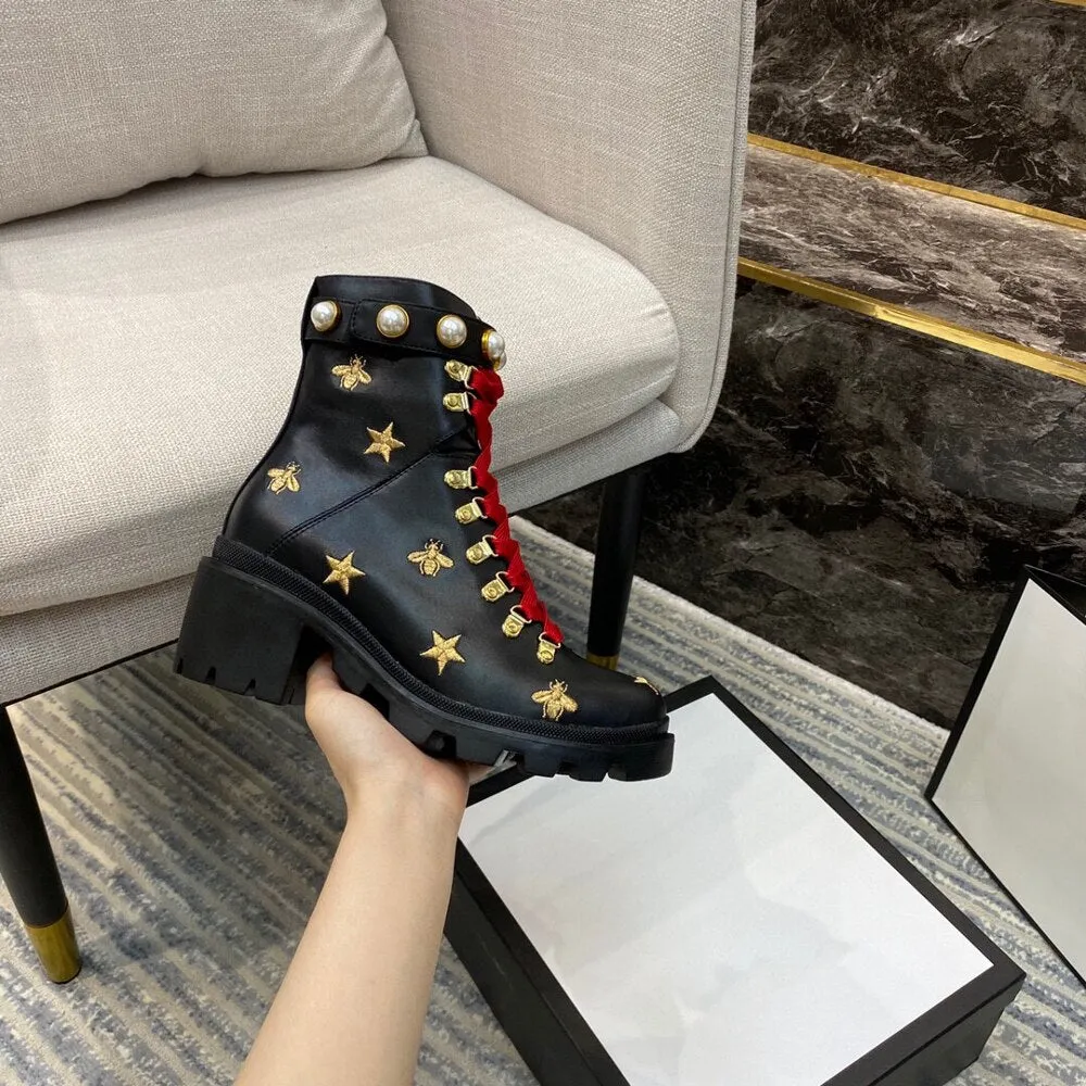 Women Ankle Genuine Leather Boots