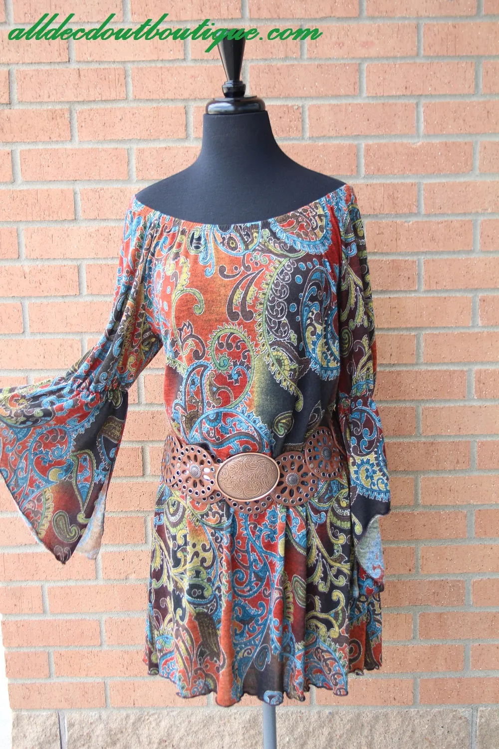 Yahada | Paisley Printed Dress